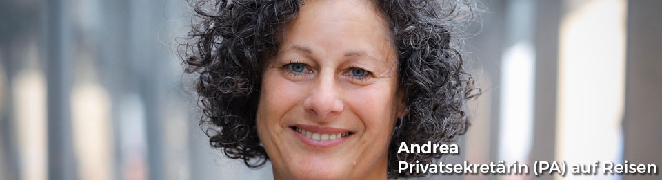 Abendsekretariat | Privatsekretärin (PA) auf Reisen: Profil Andrea Abendsekretariat | Privatsekretärin (PA) auf Reisen: Profil Andrea